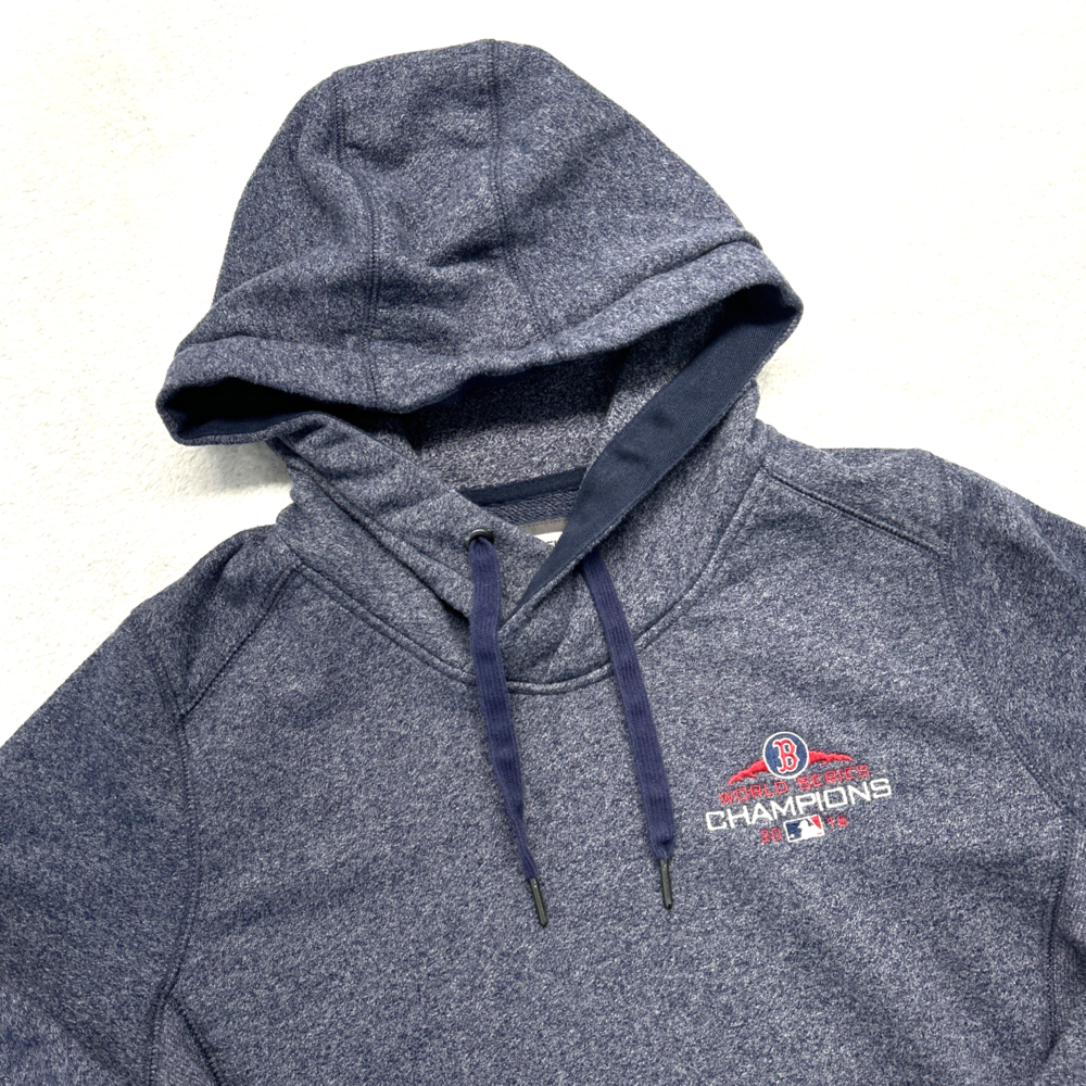 Boston Red Sox New Era Sweatshirt Womens L Blue MLB Baseball Champions 2018